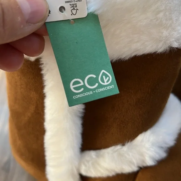 ARDENE ECO plus bootie slippers - NEW - size 5/6 - Picture 6 of 8